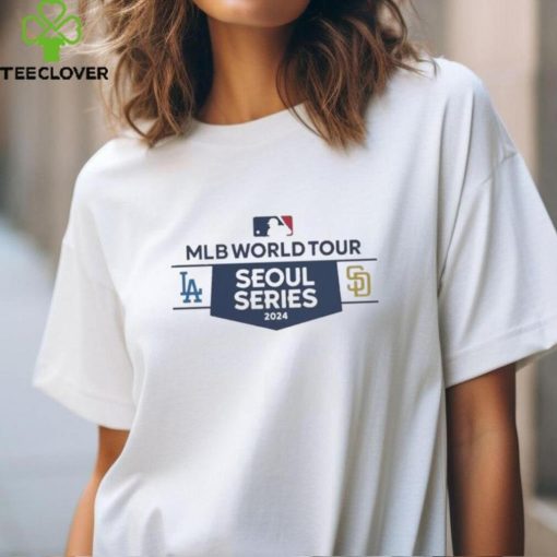 Official 2024 MLB World Tour Seoul Series Heather Gray Matchup T Shirt