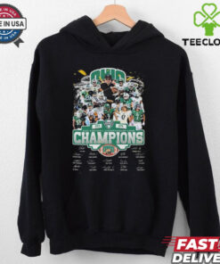 Official 2024 Mac Champions Ohio Bobcats Signatures Shirt