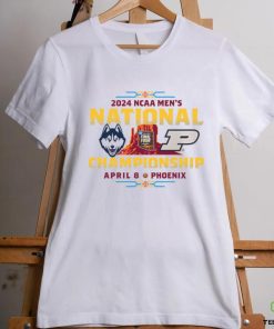 Official 2024 Men’s National UConn Huskies Vs Purdue Boilermakers Matchup Sport April 8 Phoenix Shirt