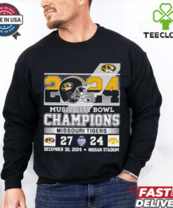 Official 2024 Music City Bowl Champions Missouri Tigers Best Selling shirt