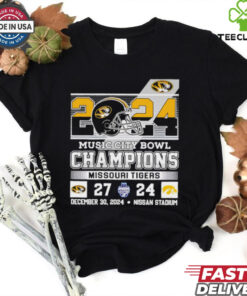 Official 2024 Music City Bowl Champions Missouri Tigers Best Selling shirt