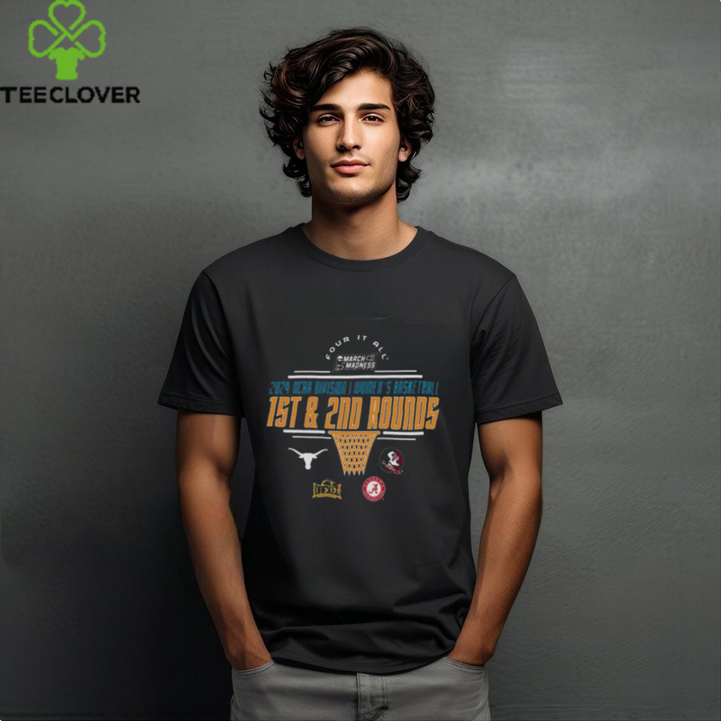 Official 2024 NCAA Division I Women's Basketball 1st, 2nd Rounds Austin, TX T Shirt Official 2024 NCAA Division I Women's Basketball 1st, 2nd Rounds Austin, TX T Shirt