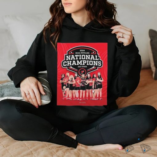 Official 2024 NCAA Women’s Bowling National Champions Official Jacksonville State Gamecocks Shirt