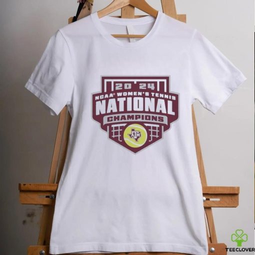 Official 2024 NCAA Women’s Tennis National Champions Texas A&M Aggies Logo Shirt