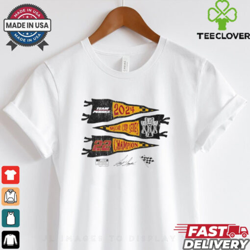 Official 2024 Nascar Cup Series Champion Team Penske Joey Logano Signature Shirt