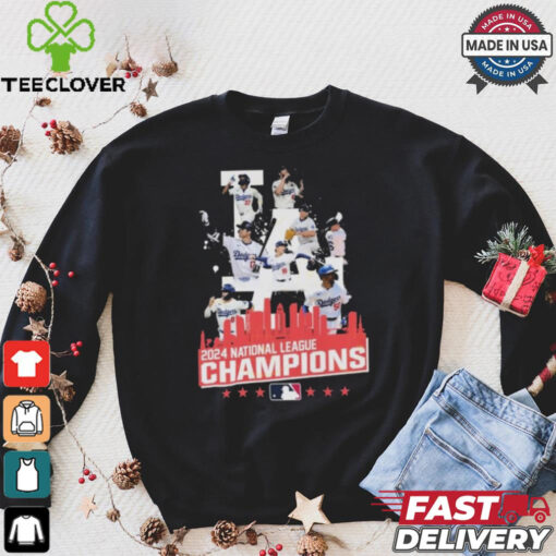 Official 2024 National League Champions Los Angeles Dodgers Shirt