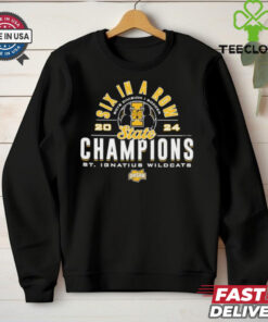 Official 2024 OHSAA Boys Soccer Division I Six In A Row State Champions St. Ignatius Wildcats T Shirt