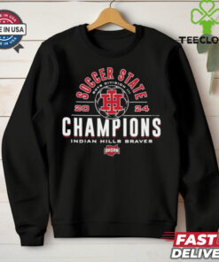Official 2024 OHSAA Boys Soccer Division III State Champions Indian Hills Braves T Shirt 3 Official 2024 OHSAA Boys Soccer Division III State Champions Indian Hills Braves T Shirt