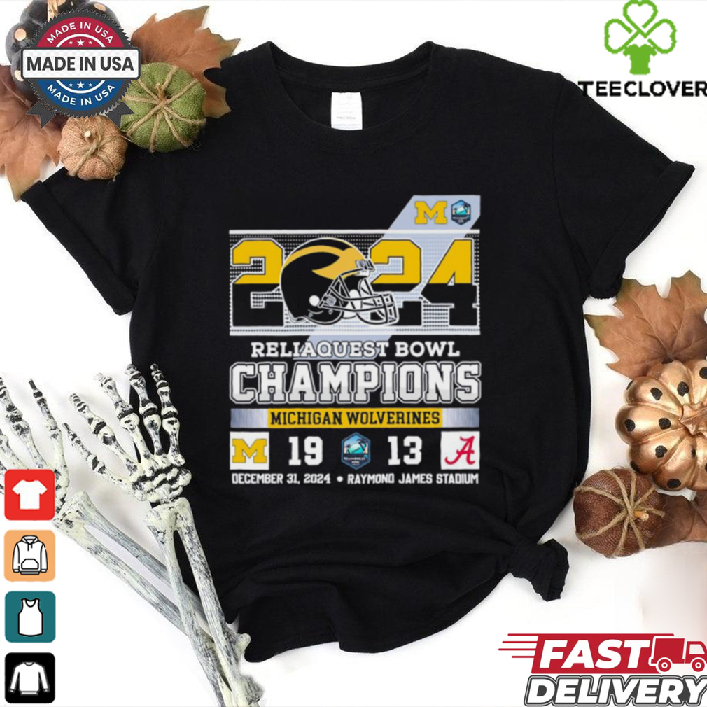 Official 2024 Reliaquest Bowl Champions Michigan Wolverines Best Selling shirt Official 2024 Reliaquest Bowl Champions Michigan Wolverines Best Selling shirt