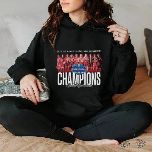 Official 2024 Sec Women’s Basketball Tournament Champions South Carolina Gamecocks Shirt