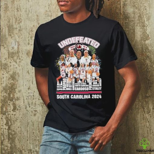 Official 2024 South Carolina Gamecocks Undefeated 38 0 City Horizon T Shirt