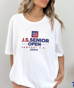 Official 2024 U.s. Senior Open Ahead White Pembroke Shirt