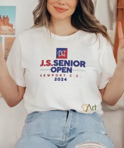 Official 2024 U.s. Senior Open Ahead White Pembroke Shirt