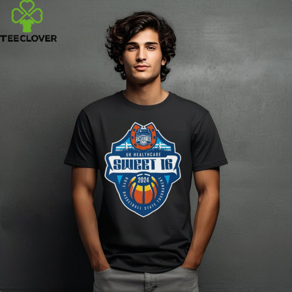 Official 2024 UK Healthcare Boys' Sweet 16 Basketball State Tournament T Shirt Official 2024 UK Healthcare Boys' Sweet 16 Basketball State Tournament T Shirt