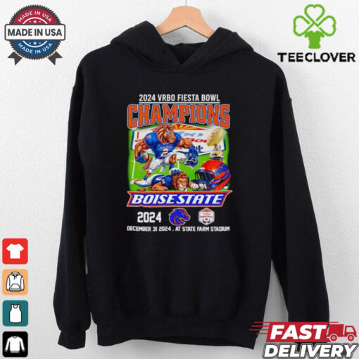 Official 2024 Vrbo Fiesta Bowl Champions Boise State 2024 mascot shirt
