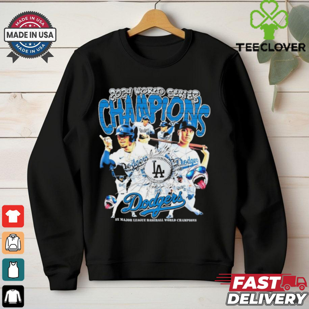Official 2024 World Series Champions Los Angeles Dodgers 8X Major League Baseball World Champions shirt Official 2024 World Series Champions Los Angeles Dodgers 8X Major League Baseball World Champions shirt