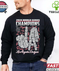 Official 2024 World Series Champions Signature Los Angeles Dodgers Unisex T Shirt
