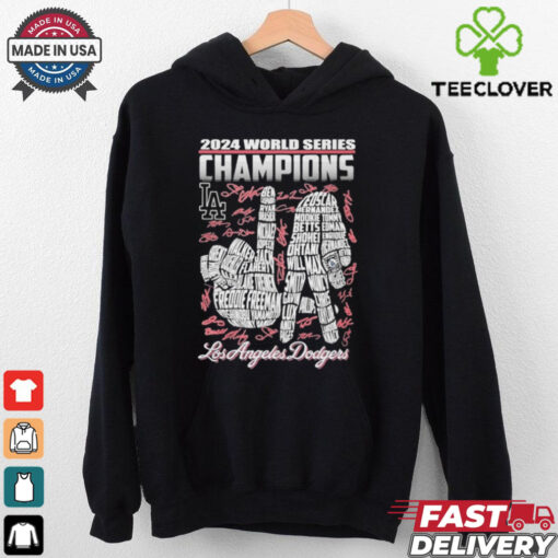 Official 2024 World Series Champions Signature Los Angeles Dodgers Unisex T Shirt