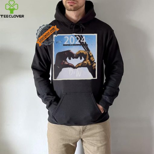 Official 2024 love deadpool and wolverine shirt