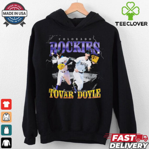 Official 2025 Colorado Rockies MLB Ezequiel Tovar And Brenton Doyle Graphic t shirt