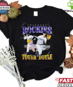 Official 2025 Colorado Rockies MLB Ezequiel Tovar And Brenton Doyle Graphic t shirt