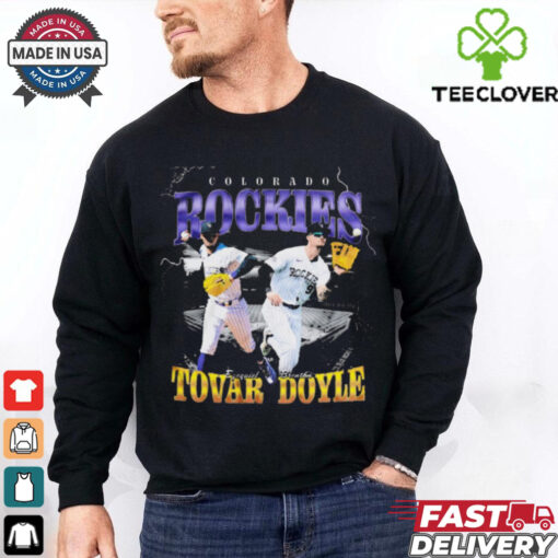 Official 2025 Colorado Rockies MLB Ezequiel Tovar And Brenton Doyle Graphic t shirt
