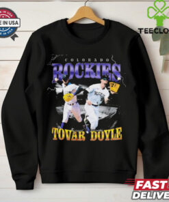 Official 2025 Colorado Rockies MLB Ezequiel Tovar And Brenton Doyle Graphic t shirt
