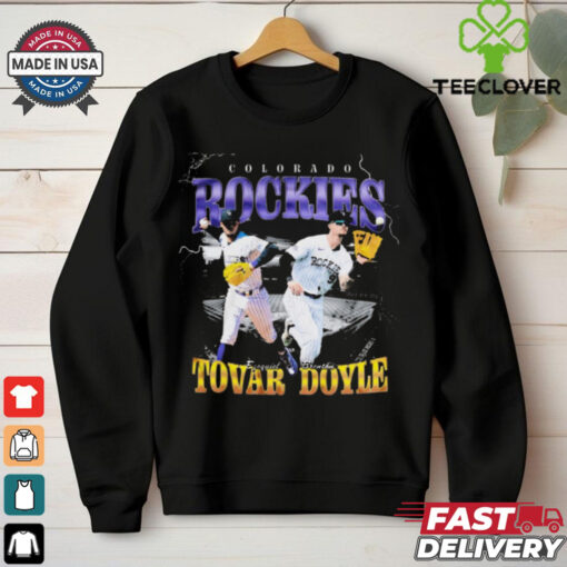 Official 2025 Colorado Rockies MLB Ezequiel Tovar And Brenton Doyle Graphic t shirt