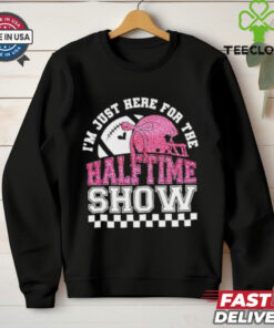 Official 2025 I’m just here for halftime show super bowl shirt