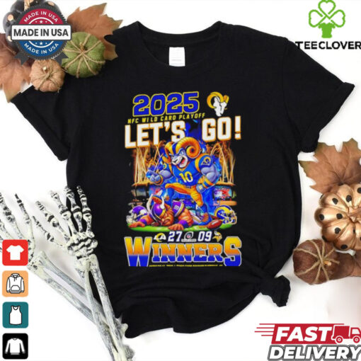 Official 2025 NFC Wild Card Playoff Let’s Go Los Angeles Rams vs Minnesota Vikings State Farm Stadium shirt