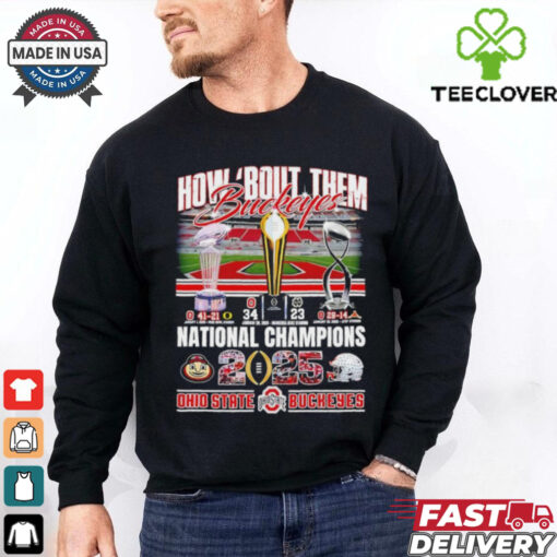 Official 2025 Nation Champions How ‘Bout Them Ohio State Buckeyes shirt