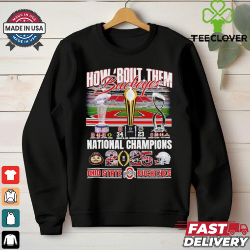 Official 2025 Nation Champions How ‘Bout Them Ohio State Buckeyes shirt