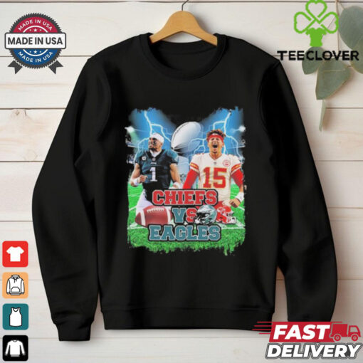 Official 2025 Super Bowl Kansas City Chiefs vs Philadelphia Eagles 2025 Shirt