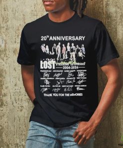 Official 20th Anniversary LOST 6 Seasons 121 Episodes 2004 2024 Thank You For Shirt