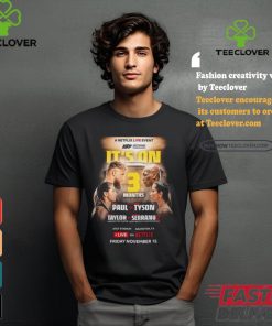 Official 3 Months To Go Until Jake Paul Vs Mike Tyson On Fri November 15 Poster shirt