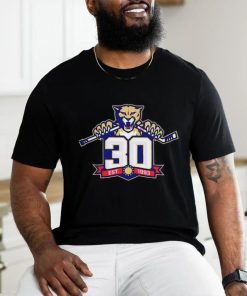 Official 30 Anniversary Florida Panthers Classic T Shirt 1 Official 30 Anniversary Florida Panthers Classic T Shirt
