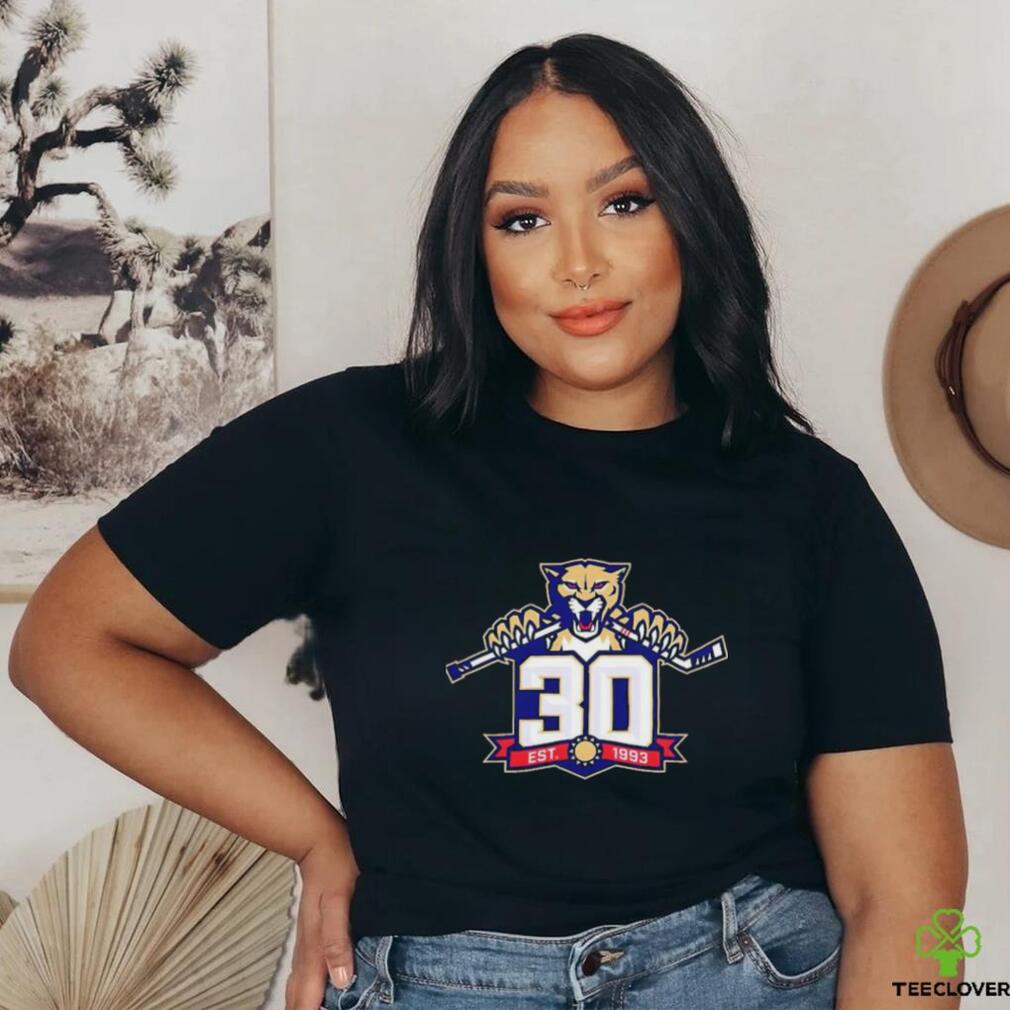 Official 30 Anniversary Florida Panthers Classic T Shirt Official 30 Anniversary Florida Panthers Classic T Shirt
