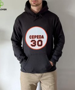 Official 30 Orlando Cepeda San Francisco Giants Memories Logo Shirt