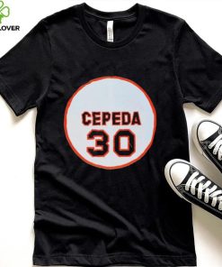 Official 30 Orlando Cepeda San Francisco Giants Memories Logo Shirt