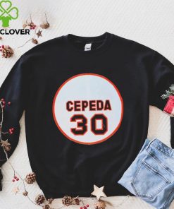 Official 30 Orlando Cepeda San Francisco Giants Memories Logo Shirt