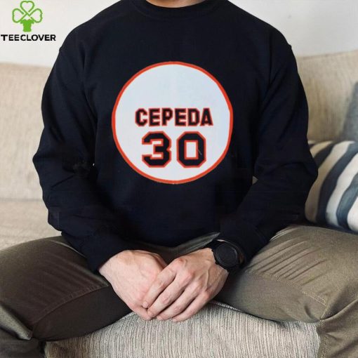 Official 30 Orlando Cepeda San Francisco Giants Memories Logo Shirt