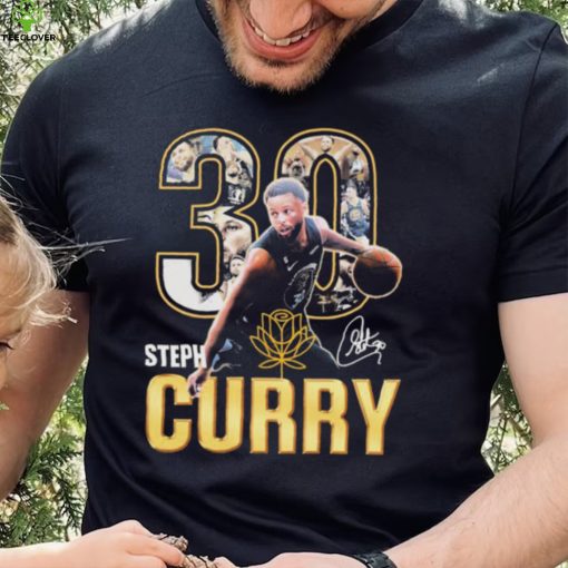 Official 30 Steph Curry Golden State Warriors Signatures Shirt