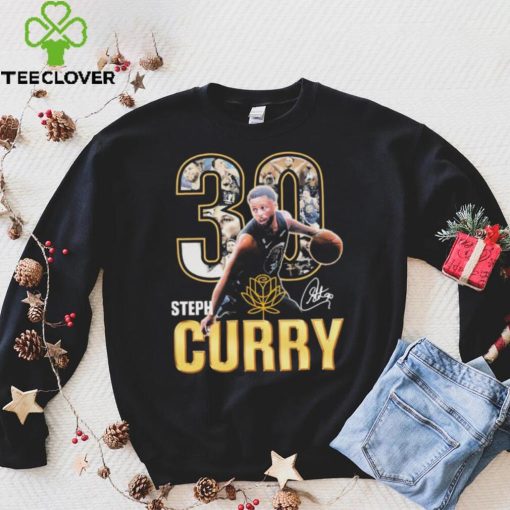 Official 30 Steph Curry Golden State Warriors Signatures Shirt
