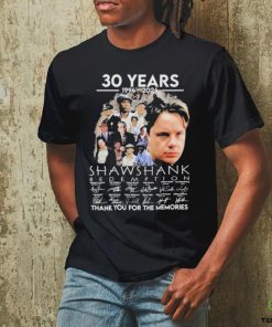 Official 30 Years 1994 2024 Shawshank Redemption Thank You For The Memories Signatures Shirt