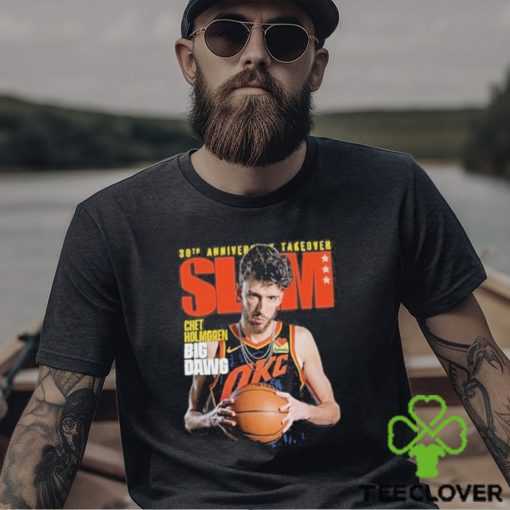 Official 30th Anniversary Takeover SLAM Chet Holmgren Big Dawg Shirt
