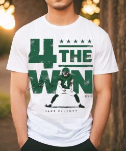 Official 4 The Win Jake Elliott Win G Signature T Shirt