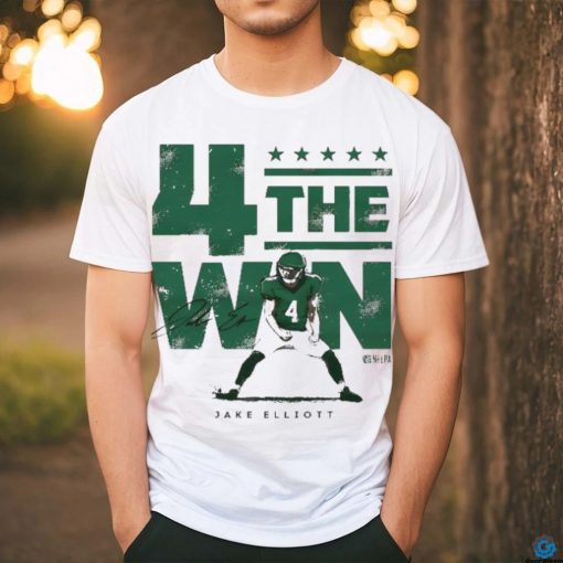 Official 4 The Win Jake Elliott Win G Signature T Shirt