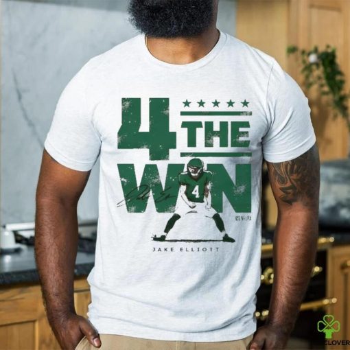 Official 4 The Win Jake Elliott Win G Signature T Shirt