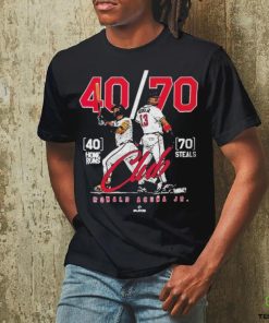 Official 40 70 Club Ronald Acuna Jr Atlanta MLBPA T Shirt
