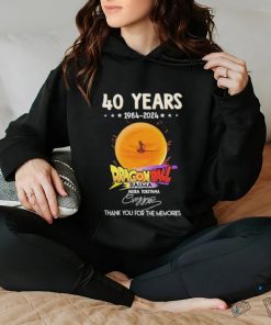Official 40 Years 1984 2024 Dragon Ball Daima Thank You For The Memories Signatures Shirt